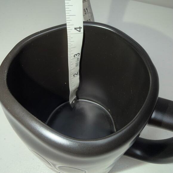 Rae Dunn Black & White Halloween Mug Boo 3 Ghosts Magenta Artisan - Picture 5 of 5